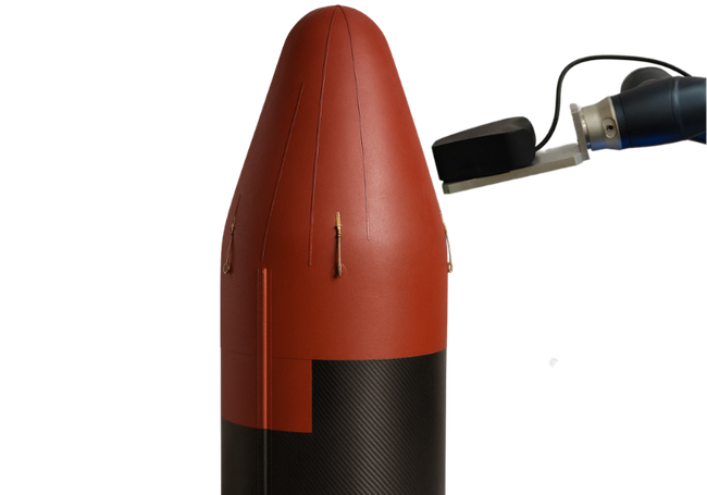 THz NDT on Red Rubber in Aerospace