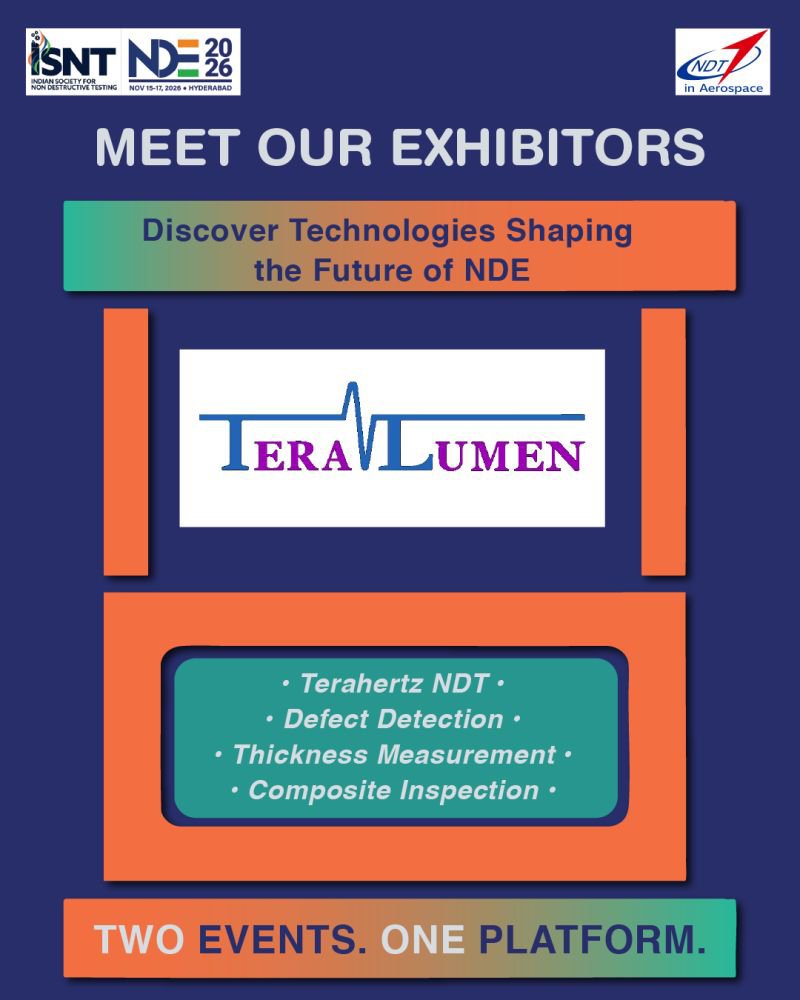 TeraLumen Solutions terahertz NDT technology for NDE 2026 and AeroNDT 2026